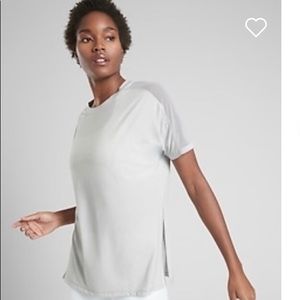 Athleta mesh back workout top
